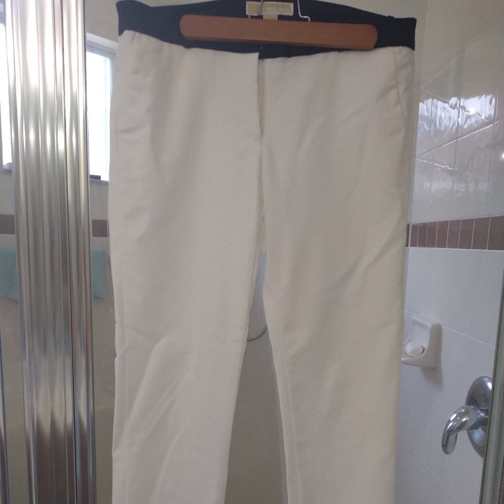 MICHAEL KORS WHITE BLACK PANTS